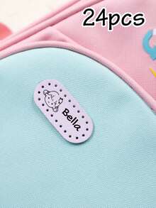 12/24/48pcs Custom Name Labels,Personalized Name Labels,Customized Labels,Customizable Birthday Gifts,Name Tags,Suitable For Sewing On Garments,Quilts,Backpacks,Hats,Birthday Gifts,Anniversaries,Friends,Mother,Family - Style a - View 11