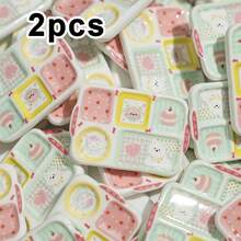 2pcs Nail Art Color Palette, Nail Artist Painting & Blending Gel Polish Test Palette, Divided Mixing Board, Nail Art Painting Tool - A - View 11