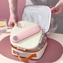 Kotak Bento Stainless Steel 304 untuk Dewasa, Wadah Makan Siang Anti Bocor yang Aman untuk Microwave, Kotak Makan Siang Logam dengan Wadah Sup dan Peralatan Makan, Kotak Bento Jepang yang Lucu, Wadah Makanan untuk Perjalanan, Wadah Persiapan Makanan untuk Siswa Sekolah - MultiWarna - View 9
