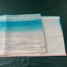 海洋沙滩和大海夏季桌布，蓝色渐变梳妆围巾，适用于餐桌装饰、家庭晚餐、婚礼、室内/室外派对，13 英寸 X 35 英寸、13 英寸 X 47 英寸、13 英寸 X 72 英寸、13 英寸 X 90 英寸、13 英寸 X 108 英寸 - 淺藍色 - 查看 4
