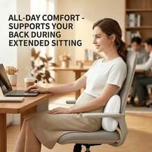 Memory Foam Cervical Pillow With Slow Rebound, Suitable For People Sleeping On Their Side, Back, Or Stomach. A Nape Pillow For Napping During Travel Or Office Work, A Pillow For Bedding, Detachable And Washable Pillowcase, Suitable For All Seasons - 1PC - View 8