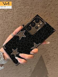 1pc Fashionable Minimalist 2D Printed Leopard Pattern Colorful Silver IMD Classic Anti-Slip Anti-Fall Phone Case Suitable For Daily/Holiday/Spring/Summer/Autumn/Winter/Fashionable Young People/Women/Office Workers/Youth/Phone Case Protective Cover Compatible With Samsung A11/ A12 /A13/ A14/ A15/ A20s/ A21s/ A22/ A23/ A25/ A31/ A32/ A33/ A34/ A35/A50/A51 /A52/ A53 /A54/ A55 /A70 /A71/ A72 - Multicolor - View 2