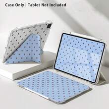 Heart Pattern Painted Effect Tablet Protective Case With Stand, Compatible With Honor 8/9/10/X8/X8A/X9/X8Pro/X9Pro, MatePad SE 11 Inch/MatePad 11 Inch/11.5 Inch, MatePad Pro, Apple 10th/11th Gen 2025 (A16), Galaxy Tab A7/A9 And Other Popular Models - Style 37 - View 8