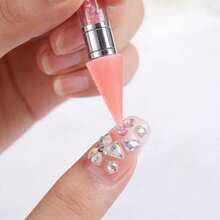 1/3pcs Glitter Liquid Rhinestone Pen, Multi-Color Crystal Drill Pen, Universal Crystal Rhinestone Nail Art Decoration, Diamond Painting Handmade DIY Set, Crystal Painting Supplies - A - View 4