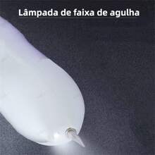 Utensílio de Beleza com Tela Digital LED e Múltiplos Níveis de Configuração para Uso Facial - Branco - Visão 5