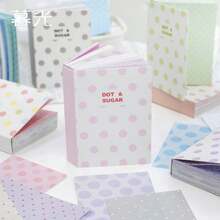 Frosted Polka Dot Series Round Dot Memo Pad 200 Sheets Style Polka Dot Planner Background Decoration Message Paper - one-size - View 1