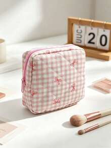 6/1pc Sanitary Napkin Storage Bag, Tampon Storage Bag, Large Capacity Portable Travel Storage Bag, Personal Care Products Storage Bag, Travel Essential, Women's Gift, Holiday Gift. - Multicolor - View 12