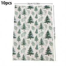 60/30/10 Sheets Mori Style Christmas Pine Tree Pattern Tissue Paper, 20*14 Inch Gift Wrapping Paper, Suitable For Christmas Decoration, Wedding, Thanksgiving, Birthday Gift Wrapping, Bouquet Wrapping, Gift Bag Filler And Party Gifts - Multicolor - View 13