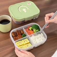 Bento Box Adult, Microwavable Divided PP Lunch Box With Lid, Leak-Proof Salad Container For Lunch, Cute Japanese Bento Box For School Student, Small Lunch Containers With Lids, Fruit Containers For Lunch Box - Multicolor - View 7