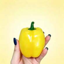 Realistic Sweet Pepper Squeeze Fidget Toy Crunch ASMR Sound Effect Stress Relief Decompression Toy For Adults - Multicolor - View 6