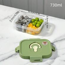 Bento Box Adult, Compartment Food Container, Microwavable Lunch Containers, PP Meal Prep Containers With Dividers, Leakproof Student Lunch Box With Lid, Divided Food Storage Containers, Adult Lunchable Snack Containers, Travel Food Containers - Multicolor - View 28