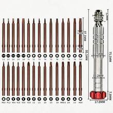 31pcs Precision Screwdriver Bit Set, Torx And Screwdriver Maintenance Tool Kit For IPhone Phone Opening - Screwdriver Set - View 2