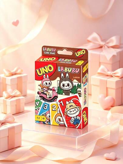 asmodee Co-Branded UNO Playing Cards, Cartoon Tabletop Game Cards, Multiplayer Casual Party Desktop Game, Collectible Creative Gift Portable Cards
