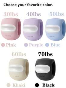 1/2/3/4pcs Silicone Facial Fitness Balls, Used As Relaxation Balls, Suitable For Gym Training - Multicolor - View 2