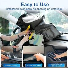 Pelindung Matahari Kaca Depan Mobil Portabel Warna Perak, Aksesori Mobil, Penutup Kaca Depan Isolasi Panas untuk Interior Mobil, Mudah Dilipat dan Disimpan, Cocok untuk Sebagian Besar Model Mobil Termasuk SUV dan Sedan, Pelindung Matahari, Perlengkapan Penting RV, Aksesori RV, Penutup Jendela Mobil, Pelindung Matahari Mobil, Aksesori Mobil, Pelindung Matahari Mobil, Pilihan Ideal untuk Pelindung Matahari Mobil Musim Semi/Panas/Gugur - MultiWarna - View 5