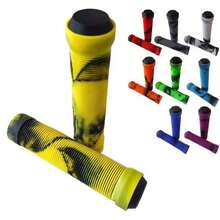 Grip Stang Sepeda Karet Lembut Baru 2026, Gaya Anti-Selip Dua Warna - Desain Ergonomis Warna Campuran, Cocok Untuk Sepeda Gunung, Sepeda Off-Road Roda Kecil, Sepeda Roda Kecil - MultiWarna - View 3
