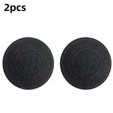 1/2/4PCS Car Cup Holder Coaster, Anti-Slip Silicone Cup Mat, Universal Fit For Most Vehicles, Noise Reduction, Spill Proof, Shockproof, Waterproof, Washable, Car Interior Accessories For Women Men  - 2pc Circular Car Coaster - View 20