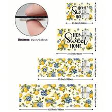 1/2pcs Lemon Pattern, Vintage Diatomaceous Earth Mat, Super Absorbent, Non-Slip, Perfect For Bathroom, Kitchen And Dining Room, Quick Drying, Machine Washable, Perfect Gift For Home Decor And Bathroom Mat. - Multicolor - View 6