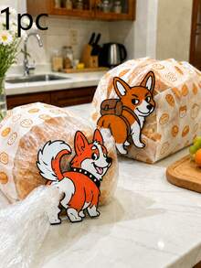 2pcs/1pc Corgi Butt Shaped Bread & Snack Clips - 2D Flat Corgi Design Plastic Bag Clips, Lightweight Kitchen Storage Accessories, Suitable For Bread, Snacks, Cabinet Decoration, Pet Lover Gifts, Corgi Themed Home Decor - View 12