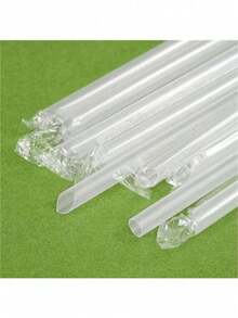 100pcs Individually Wrapped 19cm Transparent/Black/Mixed Color Straws - Suitable For Beer Tasting, Snack Sampling, Wedding, Birthday, Bachelor Party, Adult Ceremony, Easter, St. Patrick's Day - Catering Service Supplies - Multicolor - View 6