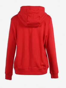 Nike/Authentic Women's Spring Logo Print Drawstring Hooded Sweatshirt DQ5776-657 - DQ5776-657 - View 2