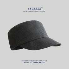 Women's Flat‑Top Equestrian Cap, Linen‑Blend UV Protection Riding Hat, Solid Color British Style Lightweight Breathable Duckbill Hat For Spring Summer Outdoor Daily Wear - Apricot - View 9