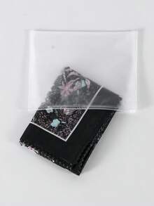 1 Buah Hijab Persegi Wanita 110cm Motif Bunga dan Renda, Hijab Persegi Modis dan Serbaguna, Mudah Dipakai, Cocok untuk Semua Musim - MultiWarna - View 18
