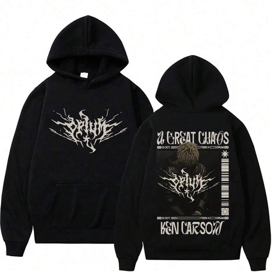 Women Sweatshirts & Hoodies - -3973-黑色 - 查看 1
