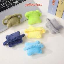 1pcsMulticolor Plush Mini Wrist Rest Pillow, Soft Elastic Wrist Support Cushion, Comfort Wristband Pad For Back To School Student Office Computer Mouse Typing - A - View 14