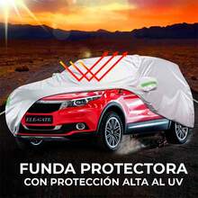 Funda impermeable para SUV de 4.8 metros, funda para coche multifuncional, resistente al sol, a la suciedad, al polvo y a las hojas secas, apta para todas las estaciones - A - Ver 7