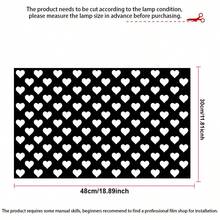 3pcs Heart Tail Light Stickers, Personalized Hollow Heart Car Rear Light Decals, Romantic Creative Car Body Decoration Stickers With Scraper (2 Stickers + 1 Scraper) - New Heart Upgrade - View 4