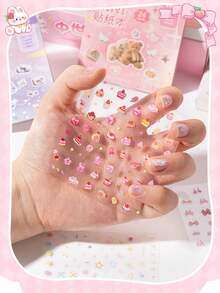 Este es un lindo libro de pegatinas DIY, que contiene talla grande de 1000 materiales de pegatinas adorables sin cortar, incluido un pequeño libro de pegatinas con nariz. Su característica son los diversos patrones lindos, adecuados para planificadores creativos lindos para collage de etiquetas, diarios de basura y accesorios decorativos de planificación creativa de múltiples escenas. - Unitalla - Ver 16