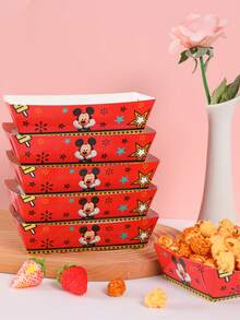 6pcs/12pcs/24pcs Anime Cartoon Theme Party Candy Boxes, Halloween Party Decorations, Theme Party Gift Boxes, Candy & Cookie Boxes, Party Gift Bags, Party Gift Boxes, Suitable For Birthday Party, Candy & Popcorn Boxes Decoration, Applicable For Christmas Party, Holiday Essential Party Supplies - Multicolor - View 1