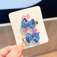 Disney 1件裝迪士尼卡通史迪奇壓克力髮夾 學生用鱷魚夾韓系可愛髮飾 - 多款 - 查看 15