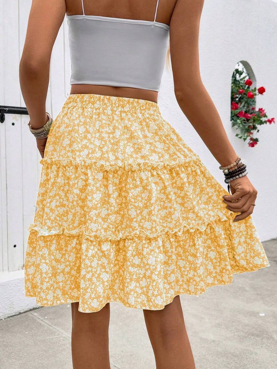 Women Sports Tees & Tanks - Yellow - View 1