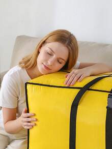 Large Moving Storage Bag With Handles Clothes Multifunctional Storage Bins Foldable Storage Box Dust-Proof Closet Organizers Home Room Decor Storage Organizer Car Travel Dorm Bathroom Apartment Back To School Essentials Accessories - Multicolor - View 4
