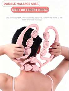 360° Anti-Cellulite Mini Massager Set/Round Massage Roller - Lymphatic Detox Massager - Muscle Roller, Deep Fascia Massage, Eliminate Cellulite, Suitable For Legs/Thighs/Buttocks, Anti-Cellulite Roller Makes Skin Smooth - Pink Set - View 7