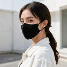 1pc Adjustable Dust-Proof UV-Protection 3D Adult Ice Silk Sun Protection Face Mask - Multi-color - View 3