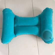 Pump-Action Inflatable Lumbar Support Pillow, H-Shaped Inflatable Cushion, Portable & Foldable, Multi-Use Air Cushion Lumbar Pillow For High-Speed Train, Airplane, Car, Office, Home, Travel - Multicolor - View 8