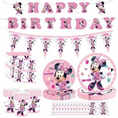 Juego de fiesta con temática de estilo anime de 50 piezas, (excluyendo cubertería y globos) decoración de temporada de regreso a la escuela, adecuado para 10 personas, platos de papel desechables para fiesta de cumpleaños, que incluye platos de papel, vasos de papel y servilletas, mantel. Suministros de decoración para días festivos, adecuado para camping, picnic, barbacoa en el patio, decoración de habitación y decoración de fiesta, también ideal para decoración de Halloween, Navidad y fiesta, también un gran regalo sorpresa para fans estilo A