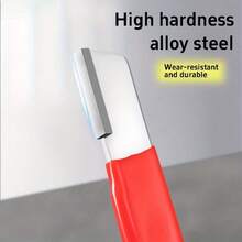 1pc Red Ceramic Knife Sharpener, Professional Grade Sharpening Stone, Suitable For Knives, Garden Shears, Scissors, Diamond Coated, Durable And Wear-Resistant Kitchen Tool - A - View 3