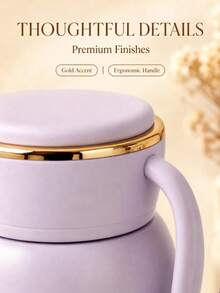 1pc Mini Pocket Cup, Stainless Steel Coffee Cup, Made Of Stainless Steel With Long-Lasting Cold And Heat Retention, Compact And Cute Design For Easy Carrying, Suitable For Women For Shopping, Commuting, Outdoor Travel, Fitness And Sports - Multicolor - View 5