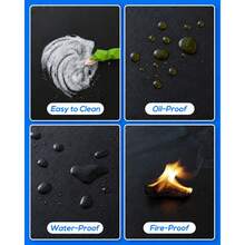 Heat Resistant BBQ Mat, Waterproof BBQ Mat, For Tabletop And Countertop Protection - Multicolor - View 7
