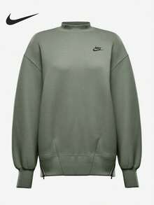 Nike/Nike Authentic 24 Winter New Women's Side Zipper Stand Collar Loose Sweatshirt FV8042-370 - FV8042-370 - View 1