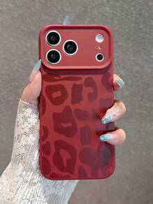 Burgundy Leopard Print