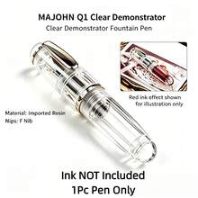 (MAJOHN) Cute Short Fountain Pen With Fine Nib, Mini Ink Pen With Gift Box, Designer Stationery Gift For Men And Women - Multicolor - View 16
