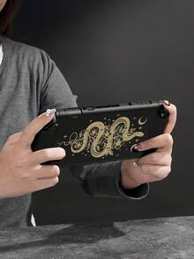 Ayotu بطانية حماية Switch بنمط الثعبان والنجمة والزهرة، متوافق مع Switch 2 الجديد (2025)/Switch NS/Switch OLED، يمكن استخدامه على محطة الإرساء دون إزالة بطانية الحماية، بطانية حماية عالمي لوحدة التحكم بالألعاب، اكسسوارات ألعاب Switch، مضاد للسقوط ومضاد للخدش، هدية الربيع الرومانسية/العودة إلى المدرسة/هدية عيد الحب - مشاهدة 8