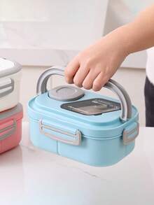 SEAL LOCK 1/3pcs-Portable Divided Plastic Lunch Box, Microwaveable Lunch Box For Students And Office Workers, Sealed Leak-Proof Bento Box With Air Vent, Divided Fresh-Keeping Meal Box For Outdoor Picnic, Suitable For Commuting, Outdoor, Home - Multicolor - View 8