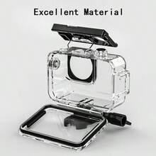 60M/196FT Underwater Diving Waterproof Housing Shell, Anti‑Fog Protective Dive Case For D*I Osmo Action 5 Pro, For Action 4, For Action 3, Deep Dive Camera Accessories - View 4