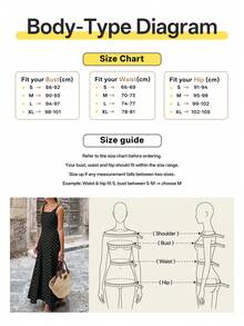 Spring/Summer Black With White Polka Dot Sleeveless A-Line Maxi Dress, Minimalist Elegant Style For Daily Commute Party - Multicolor - View 7